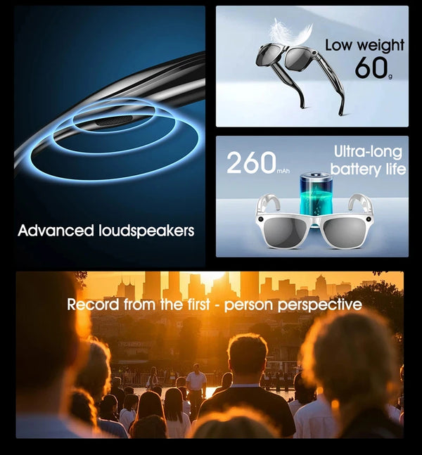 Smart HD Camera Glasses